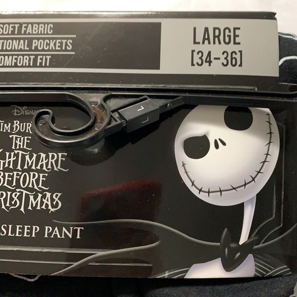 HOT TOPIC DISNEY NBC Jack Bats PAJAMAS SLEEP PANTS - Picture 6 of 8
